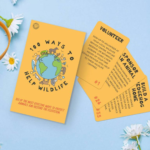 Gift Republic Kaartenset - 100 Ways to Help Wildlife