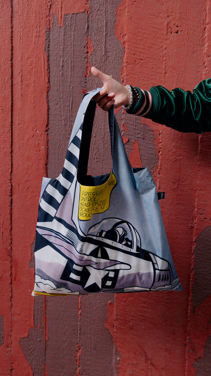 LOQI Bag Large - Whaam! gerecycled