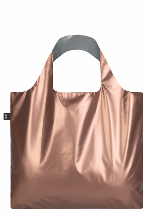 LOQI Bag Large - Duo Silver/Rose Gold Metallic