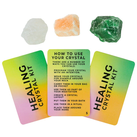 Gift Republic Kaartenset - Healing Crystal Kit