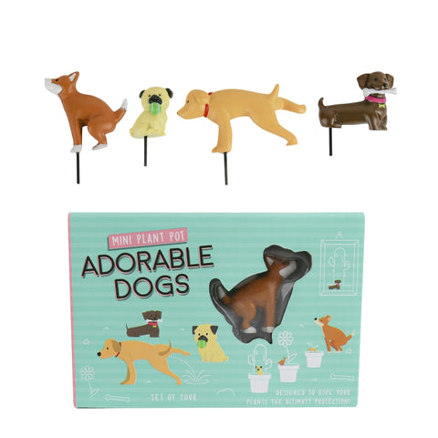 Gift Republic Plantenpot decoratie - Adorable Dogs