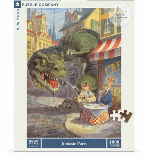 New York Puzzle Company Puzzel Jurassic Paris - 1000 stukjes