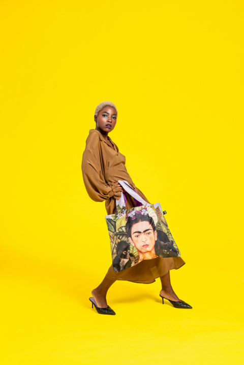 LOQI Bag Large - Self Portrait with Humming Bird gerecycled