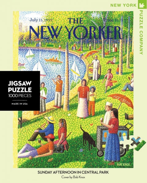 New York Puzzle Company Puzzel Sunday Afternoon in Central Park - 1000 stukjes