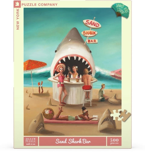 New York Puzzle Company Puzzel Sand Shark Bar - 500 stukjes