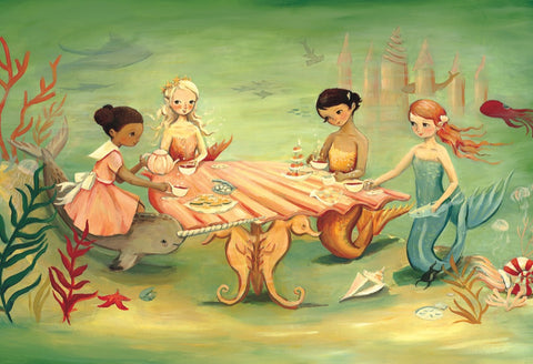 New York Puzzle Company Puzzel Mermaid Tea Party - 60 stukjes