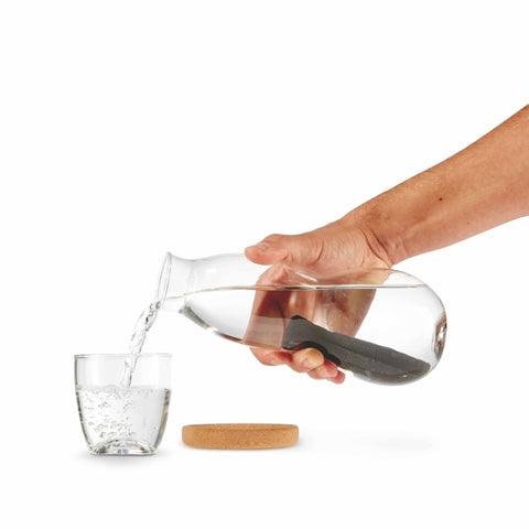 Black+Blum Personal Carafe - Waterkaraf met filter en glas - 0.8Ltr