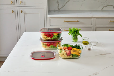 Black+Blum Glass Food Box set Medium - Meal prep - set van 3