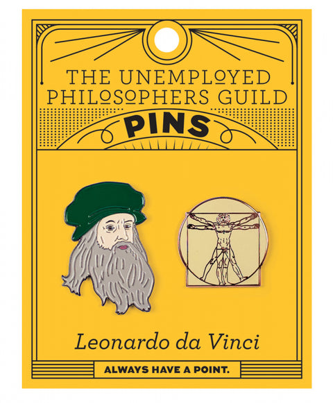 UPG Pins - Leonardo & Vetruvian Man