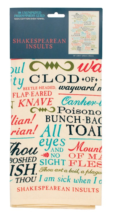 UPG Theedoek - Shakespearean Insults