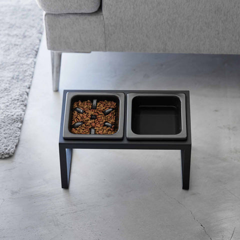 Yamazaki Nooks Slow feeder voerbak schuin & standaard