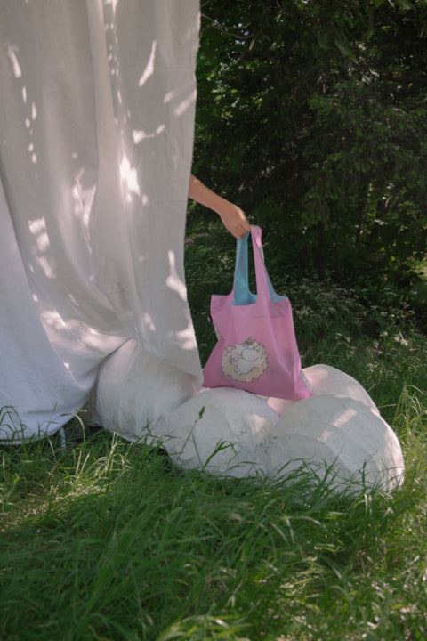 LOQI Bag Large - Cloud gerecycled