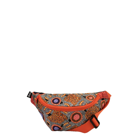 LOQI Bum Bag Large - Water Dreaming Pink gerecycled