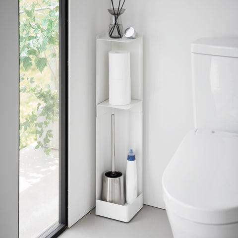 Yamazaki Tower Toiletrolhouder op wielen smal