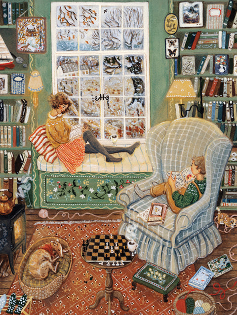New York Puzzle Company Puzzel - Book Club - 750 stukjes