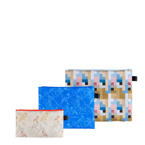 LOQI Zip Pockets - Vermeer, de Heem, Fabritius CiCLO