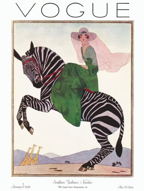 New York Puzzle Company Puzzel Lady on a Zebra - 500 stukjes