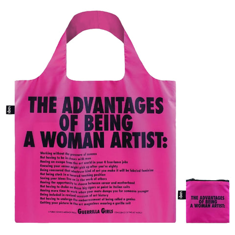 LOQI Bag Large - The Advantages Of Being A Woman Artist gerecycled