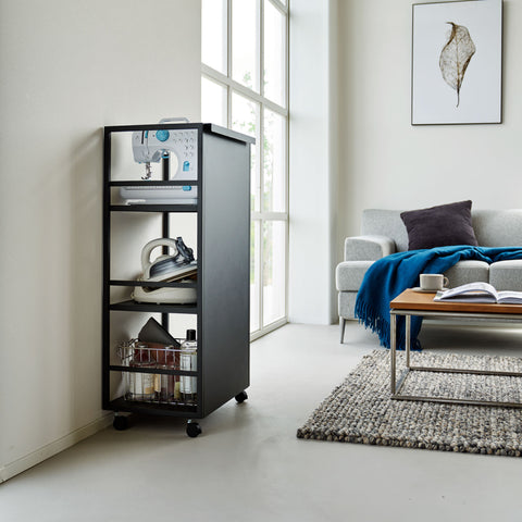 Yamazaki Tower Opbergtrolley 3-laags semi gesloten