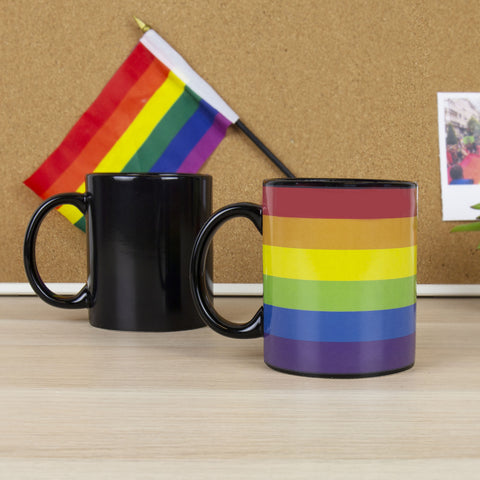Gift Republic Mok warmtegevoelig - Heat Reveal Mug - Rainbow
