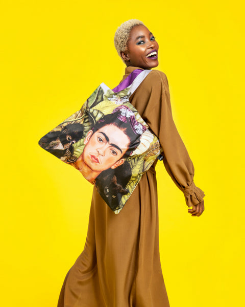 LOQI Bag Large - Self Portrait with Humming Bird gerecycled