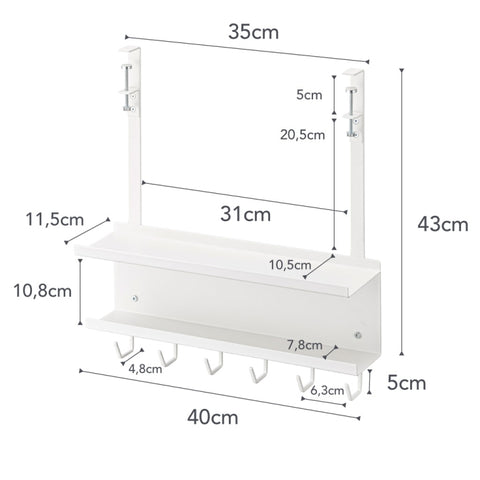 Yamazaki Smart Kabel & router organizer voor onder bureau
