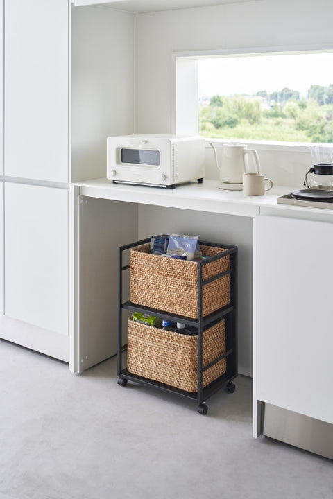 Yamazaki Tower Opbergtrolley 2-laags