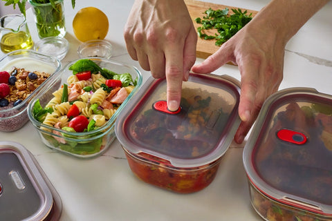 Black+Blum Glass Food Box set Mixed (XS/S/M/L) - Meal prep - set van 4