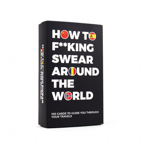 Gift Republic Kaartenset - How to Fucking Swear Around the World