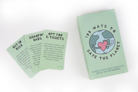 Gift Republic Kaartenset - 100 Ways To Save The Planet