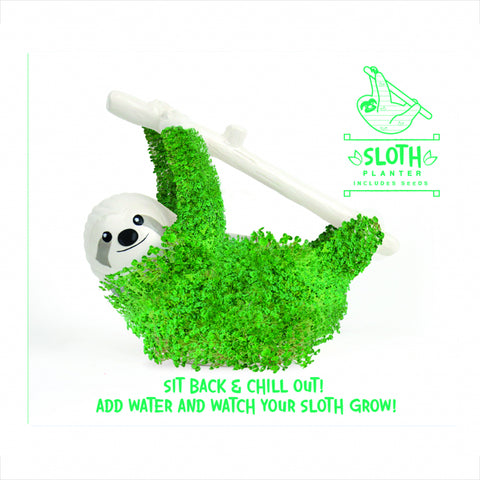Gift Republic Plantenpot met chiazaden - Sloth