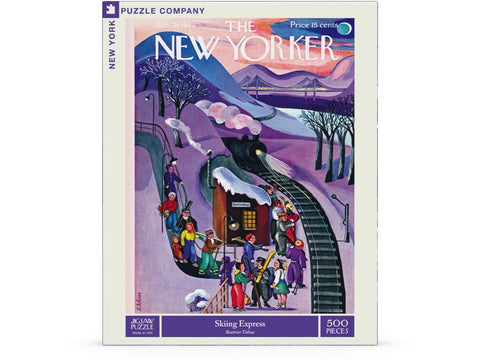 New York Puzzle Company Puzzel Skiing Express - 500 stukjes
