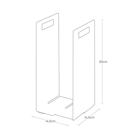 Yamazaki Tower Handdoeken organizer set van 2