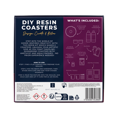 Gift Republic DIY kit - Resin Coasters