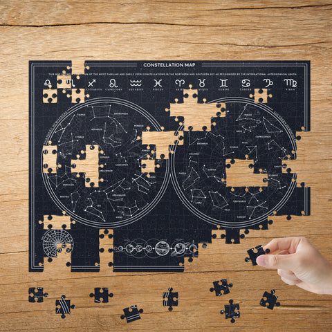 Gift Republic Puzzel - Constellation Glow in the Dark