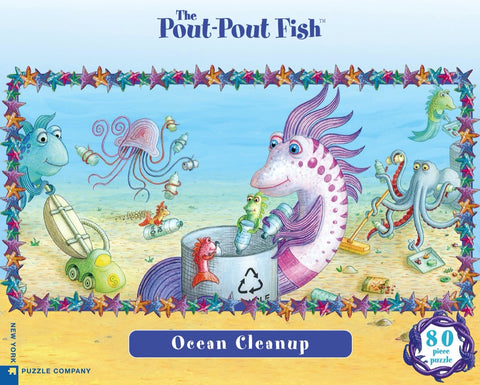 New York Puzzle Company Puzzel Pout Pout Ocean Cleanup - 80 stukjes