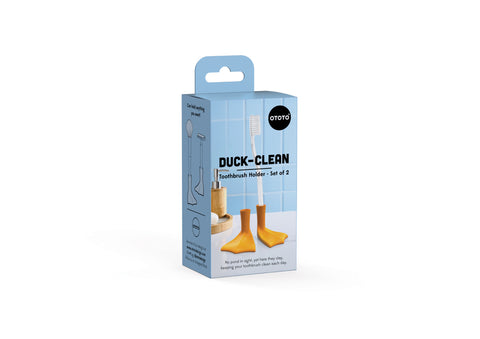 Ototo Tandenborstelhouder Duck Clean set van 2