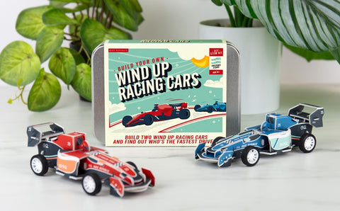 Gift Republic DIY kit - Wind Up Race Cars