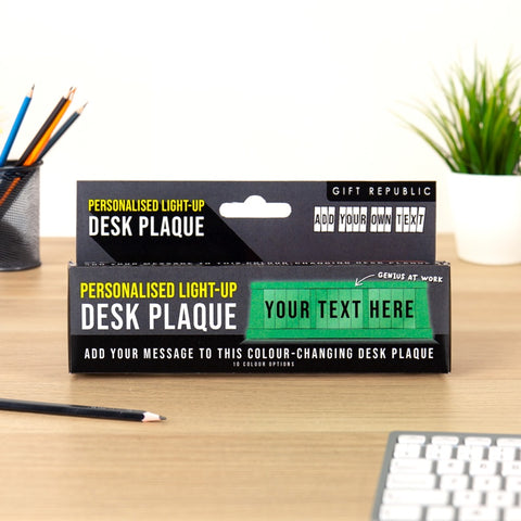 Gift Republic Light Up Desk Plaque