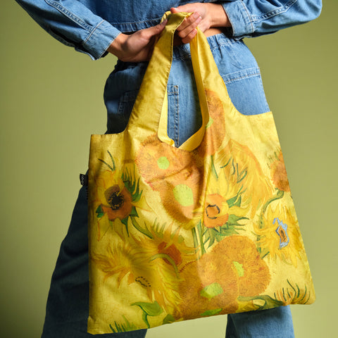 LOQI Bag Large - Sunflowers gerecycled