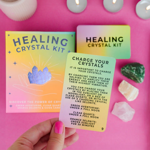 Gift Republic Kaartenset - Healing Crystal Kit