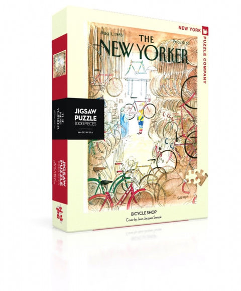 New York Puzzle Company Puzzel Bicycle Shop - 1000 stukjes