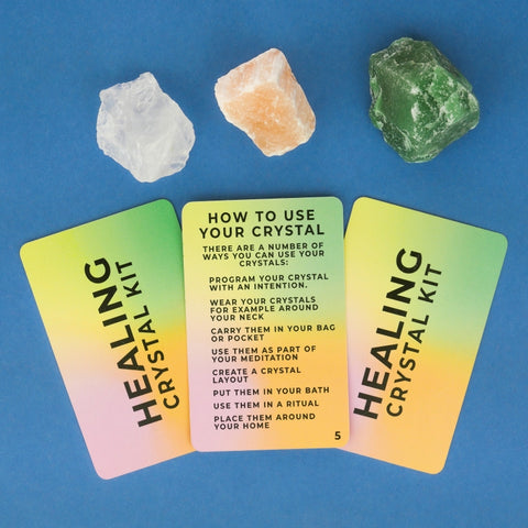 Gift Republic Kaartenset - Healing Crystal Kit