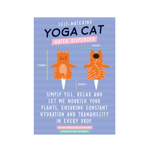 Gift Republic Waterdruppelaar - Yoga Cat