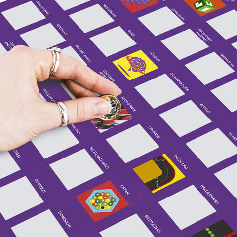 Gift Republic Krasposter - 100 Board Games