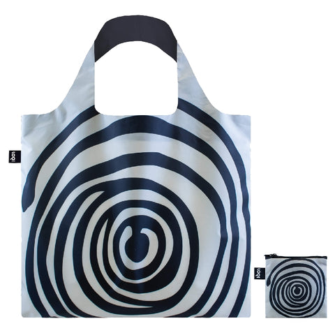 LOQI Bag Large - Spirals Black gerecycled