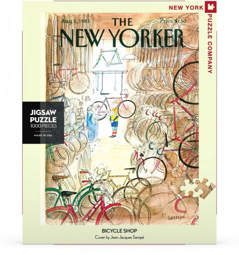 New York Puzzle Company Puzzel Bicycle Shop - 1000 stukjes