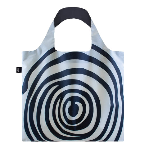 LOQI Bag Large - Spirals Black gerecycled