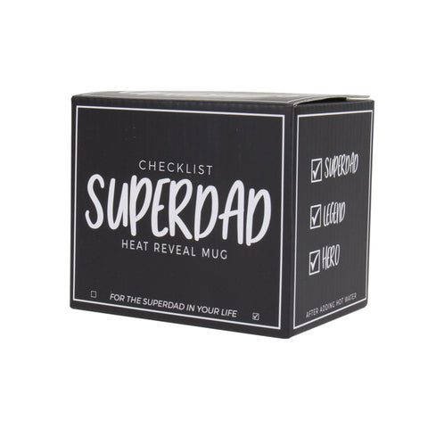 Gift Republic Mok warmtegevoelig - Heat Reveal Mug - Super Dad