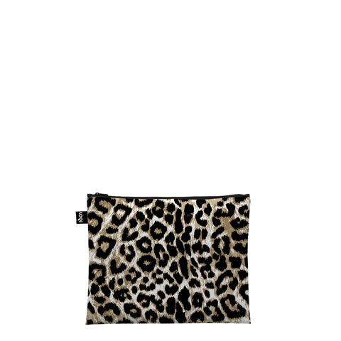 LOQI Zip Pockets - Leopard Dusk, Twilight and Sunrise gerecycled